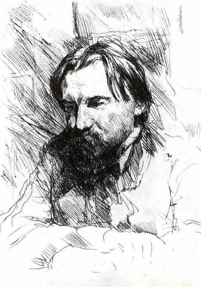 Сочинение по картине: Серов - "Портрет художника-гравера В.В.Матэ"